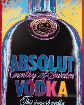Absolut Vodka Andy Warhol Pinturas al óleo